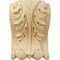 Ekena Millwork 4 1/4"W x 2 1/2"D x 5 1/2"H Medium Acanthus Block w/ Backplate Wood Corbel, Alder CORW04X03X06ABAL - alternate 4